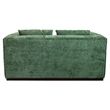 Upton Loveseat in Cypress Green Color with Modern Solid Wood Base