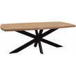 Logan 9-Piece Dining Set with 8 Ash Ivory Boucle Dining Chairs