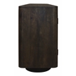 Sullivan Solid Wood 6-Door Sideboard in Dark Brown Finish