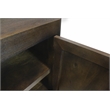 Sullivan Solid Wood 6-Door Sideboard in Dark Brown Finish