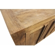 Jaden Sideboard 3 Drawers 4 Doors in Distressed Natural Finish on Solid Wood