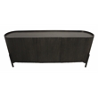 Odin 3-Door Sideboard in Mango Solid Wood in Modern Espresso Finish