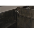 Odin 3-Door Sideboard in Mango Solid Wood in Modern Espresso Finish