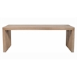Argyle 3-Piece Cocktail Table Modern Light Ash Ivory Finish Reclaimed Solid Wood