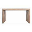 Argyle Office Desk in Modern Light Ash Ivory Finish on Reclaimed Solid Wood