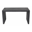Argyle Office Desk in Modern Graphite Black Finish on Reclaimed Solid Wood