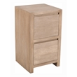 Argyle 2-Drawer File Cabinet Modern Light Ash Ivory Finish Reclaimed Solid Wood