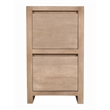 Argyle 2-Drawer File Cabinet Modern Light Ash Ivory Finish Reclaimed Solid Wood