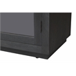 Argyle Bookcase in Modern Graphite Black Finish on Reclaimed Solid Wood