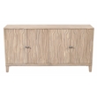 Orchard 4-Door Sideboard Transitional Light Ash Ivory Reclaimed Solid Wood