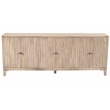 Orchard 6-Door Sideboard Transitional Light Ash Ivory on Reclaimed Solid Wood