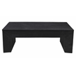 Goliath Cocktail Table in Modern Charcoal Gray Finish on Mango Solid Wood