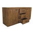 Imperial Sideboard 3-Drawer 2-Door in Transitional Chestnut Finish on Solid Wood