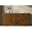 Imperial Sideboard 3-Drawer 2-Door in Transitional Chestnut Finish on Solid Wood