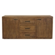 Imperial Sideboard 3-Drawer 2-Door in Transitional Chestnut Finish on Solid Wood