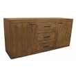 Imperial Sideboard 3-Drawer 2-Door in Transitional Chestnut Finish on Solid Wood