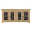 Hearst 4-Drawer Sideboard in Traditional Natural Finish on Solid Wood