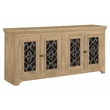Hearst 4-Drawer Sideboard in Traditional Natural Finish on Solid Wood