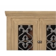 Hearst 4-Drawer Sideboard in Traditional Natural Finish on Solid Wood