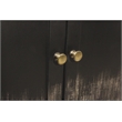 Magma 2-Door Sideboard in Modern Distressed Black Finish on Solid Wood