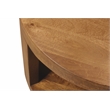 Molly Cocktail Table 2-Piece Set in a Modern Royal Walnut on Solid Wood