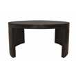 Molly Cocktail Table 2-Piece Set in a Modern Natural Black on Solid Wood
