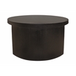Molly Cocktail Table 2-Piece Set in a Modern Natural Black on Solid Wood