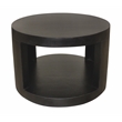 Molly Cocktail Table 2-Piece Set in a Modern Natural Black on Solid Wood