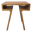 Tyson Nesting End Table 2-Piece Set in Modern Royal Walnut Finish on Solid Wood