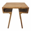 Tyson Nesting End Table 2-Piece Set in Modern Royal Walnut Finish on Solid Wood
