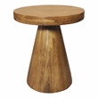 Tyson Nesting End Table 2-Piece Set in Modern Royal Walnut Finish on Solid Wood