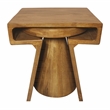 Tyson Nesting End Table 2-Piece Set in Modern Royal Walnut Finish on Solid Wood