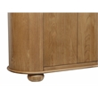 Astrid 6-Door Sideboard in a Mid-Century Natural Finish on Oak Solid Wood