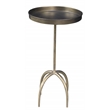 Jasper Side Table in Modern Brass Plated Finish on Iron