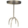 Jasper Side Table in Modern Brass Plated Finish on Iron