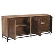 Balthazar Sideboard with Contemporary Multi-colored Dark Copper Tone Iron Doors