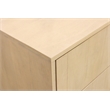 Ren 4-Drawer Chest in Contemporary Aged Natural Finish on Solid Wood