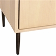 Ren 4-Drawer Chest in Contemporary Aged Natural Finish on Solid Wood