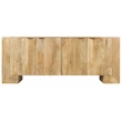 Goliath 4-Door Sideboard in Modern Natural Finish on Mango Solid Wood