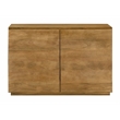 Flagstaff 2-Door Sideboard in a Modern Spice Tan Finish on Solid Wood