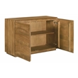 Flagstaff 2-Door Sideboard in a Modern Spice Tan Finish on Solid Wood
