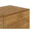 Flagstaff 2-Door Sideboard in a Modern Spice Tan Finish on Solid Wood