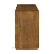 Flagstaff 6-Drawer Dresser in a Modern Spice Tan Finish on Solid Wood