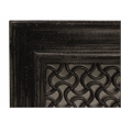 Juno 4-Door Sideboard in Antique Black with Traditional Carving on Solid Wood