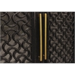 Juno 4-Door Sideboard in Antique Black with Traditional Carving on Solid Wood