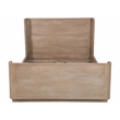 Argyle Queen Bed in Modern Light Ash Finish on Reclaimed Solid Wood