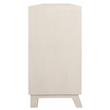 Bayside 4-Door Sideboard in Mid-century Ivory on Solid Wood