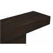 Flagstaff Console Table in Modern Barista Brown Finish on Solid Wood