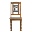 Bliss Dining Chair 2-Piece Set in Traditional Spice Tan on Solid Wood