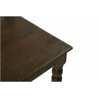Bliss Counter Chair 2-Piece Set in Traditional Barista Brown on Solid Wood